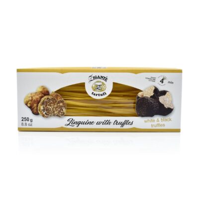 LINGUINE s bielou a čiernou hľuzovkou 250g