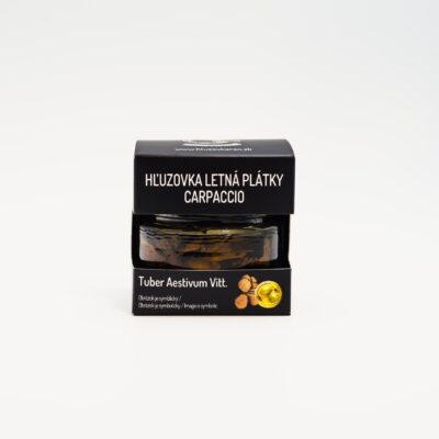 HĽUZOVKA ČIERNA LETNÁ PLÁTKY CARPACCIO 40g